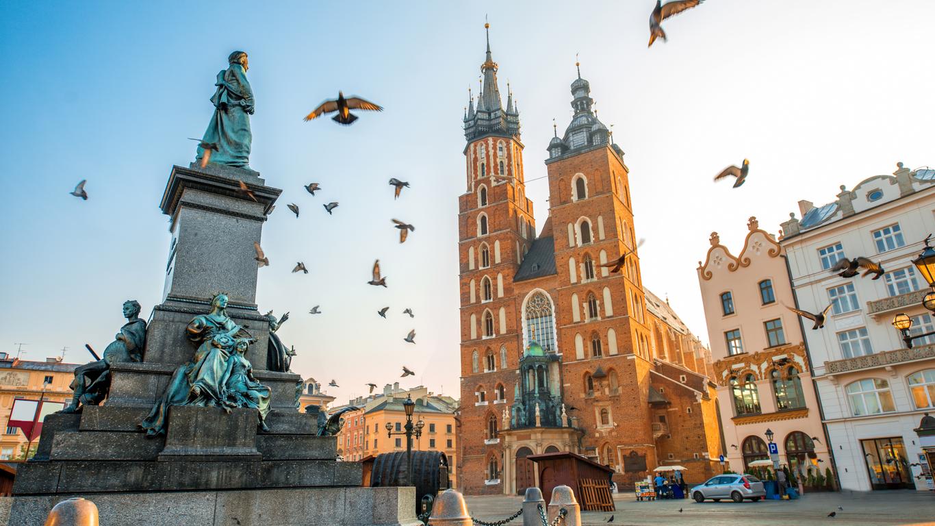 Flights to Kraków-Balice Johannes Paul II